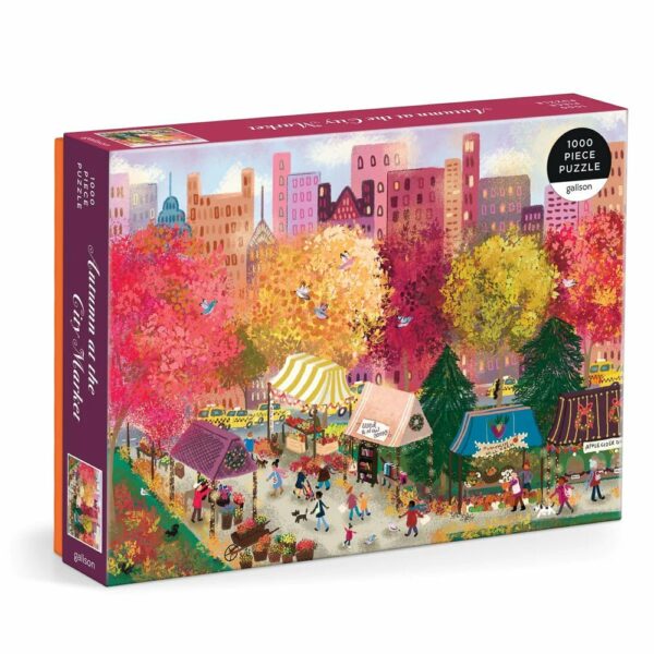 Puzzle Autumn at the City Market – Galison – 1000 pièces Puzzle Autumn at the City Market - Galison - 1000 pièces