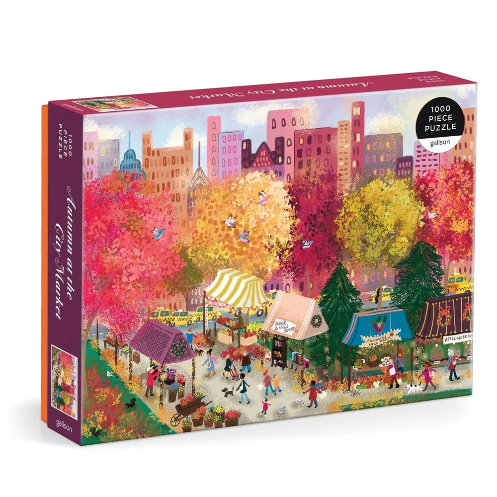 Puzzle Autumn at the City Market - Galison - 1000 pièces