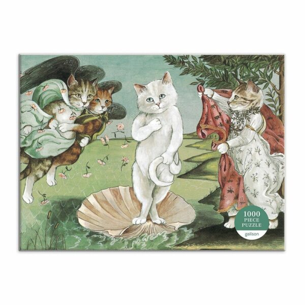 Puzzle Birth of Venus Meowsterpiece - Galison - 1000 pièces