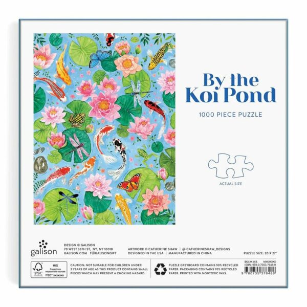 Puzzle By The Koi Pond - Galison - 1000 pièces