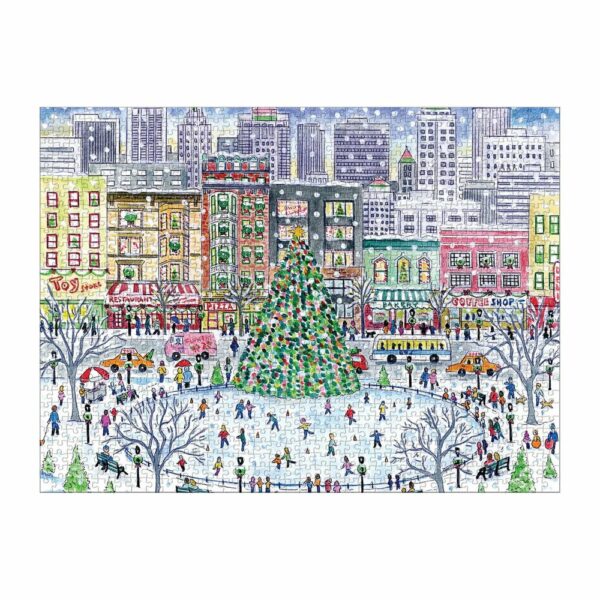 Puzzle Christmas in the City - Galison - 1000 pièces