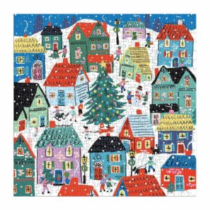 Puzzle Christmas in the Village - Galison - 500 pièces