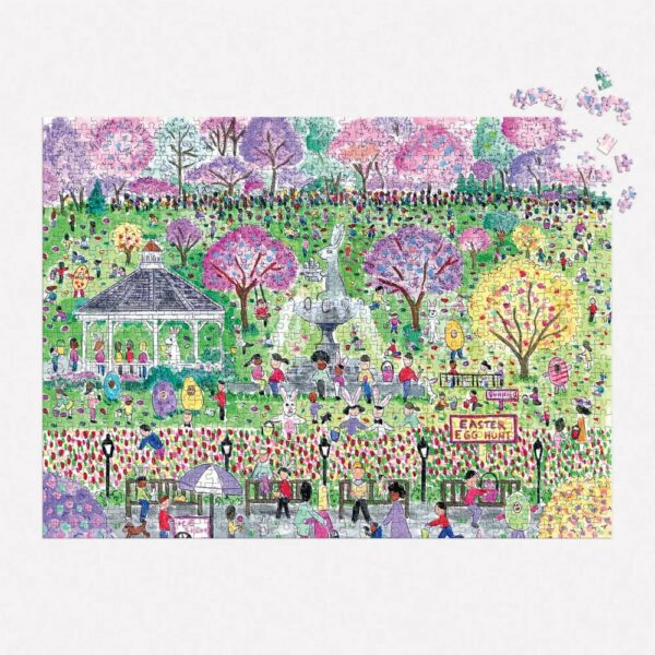 Puzzle Easter Egg Hunt - Galison - 1000 pièces Puzzle Easter Egg Hunt - Galison - 1000 pièces