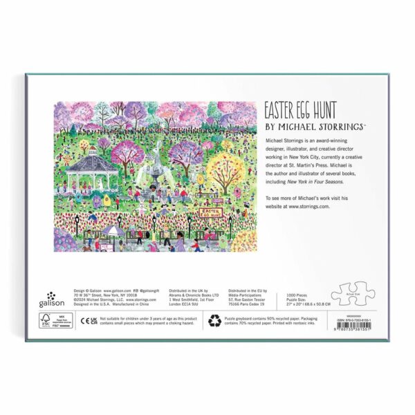 Puzzle Easter Egg Hunt - Galison - 1000 pièces