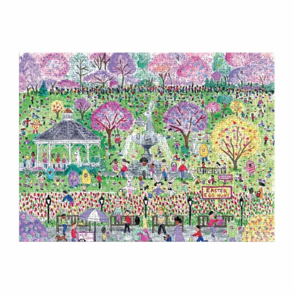 Puzzle Easter Egg Hunt - Galison - 1000 pièces Puzzle Easter Egg Hunt - Galison - 1000 pièces