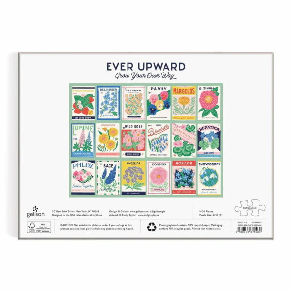Puzzle Ever Upward Grow Your Own Way - Galison - 1000 pièces