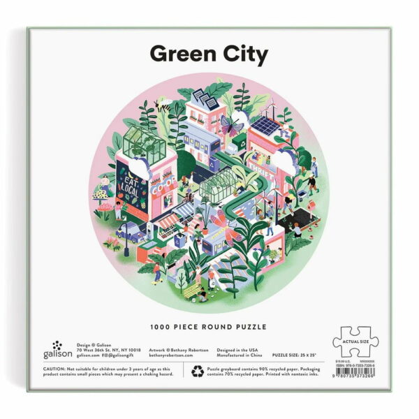 Puzzle Green City - Galison - 1000 pièces