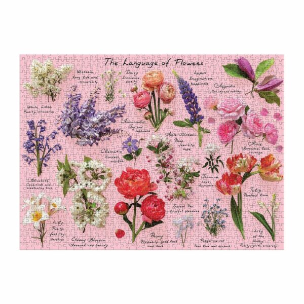 Puzzle Language of Flowers - Galison - 1000 pièces
