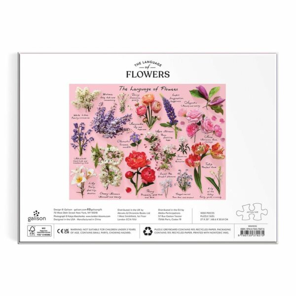 Puzzle Language of Flowers - Galison - 1000 pièces