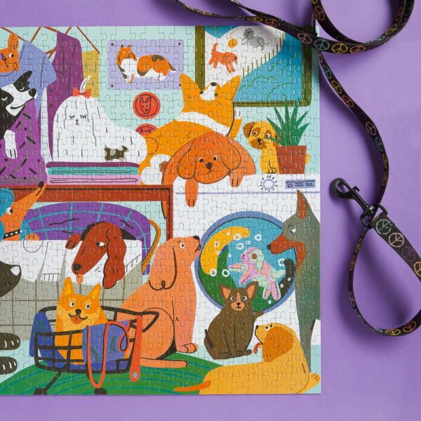 Puzzle Laundry Dogs - Galison - 500 pièces Puzzle Laundry Dogs - Galison - 500 pièces