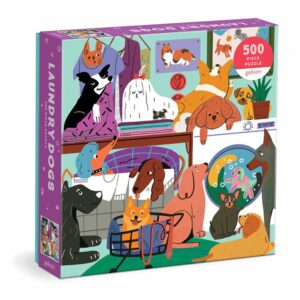 Puzzle Laundry Dogs - Galison - 500 pièces