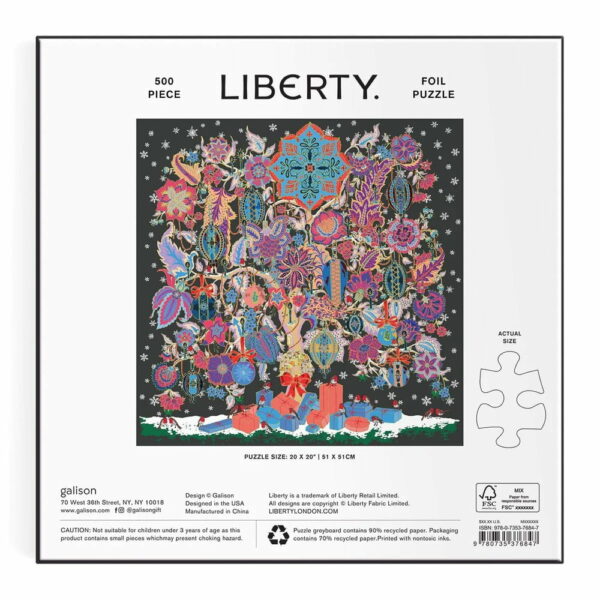 Puzzle Liberty Christmas Tree of Life - Galison - 500 pièces