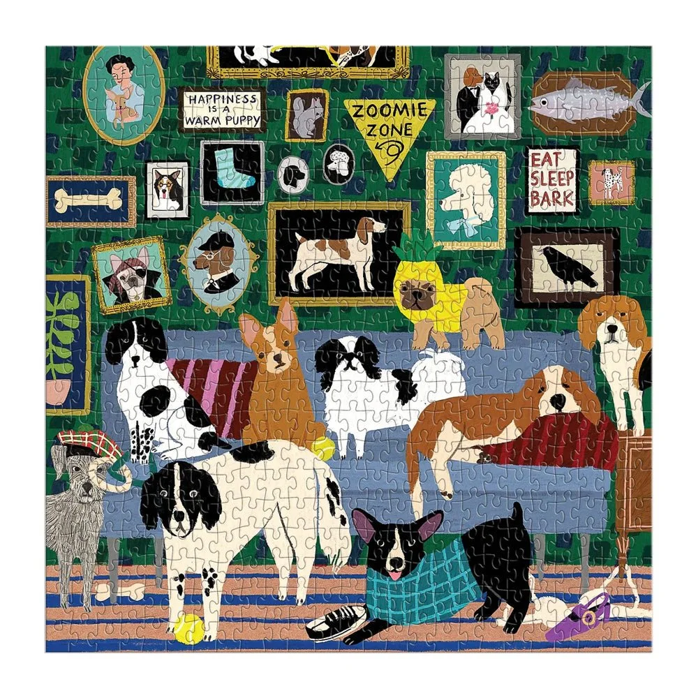 Puzzle Lounge Dogs - Galison - 500 pièces