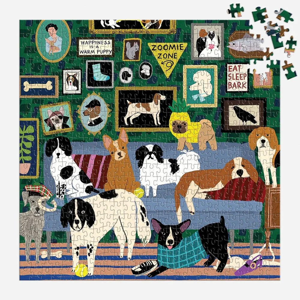 Puzzle Lounge Dogs - Galison - 500 pièces