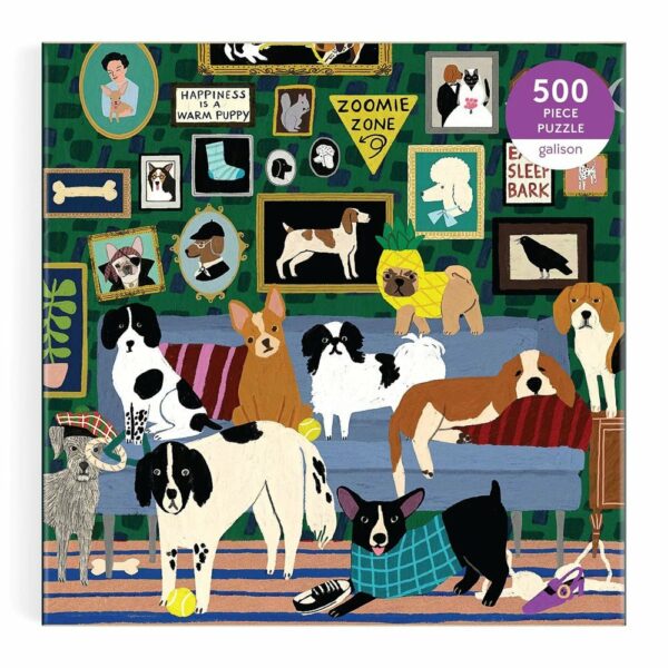 Puzzle Lounge Dogs - Galison - 500 pièces