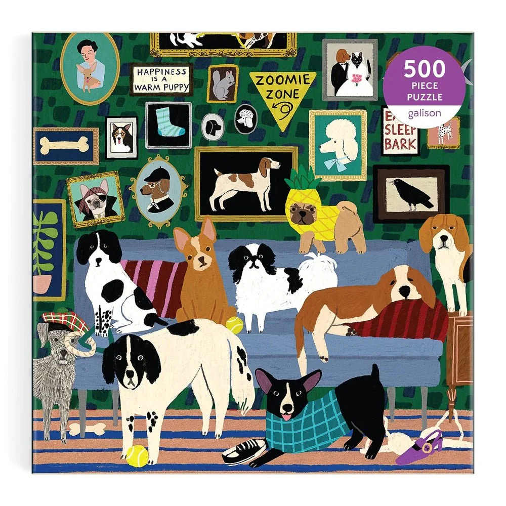 Puzzle Lounge Dogs - Galison - 500 pièces