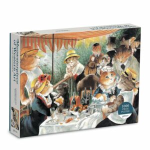 Puzzle Luncheon of the Boating Party Meowsterpiece - Galison - 1000 pièces