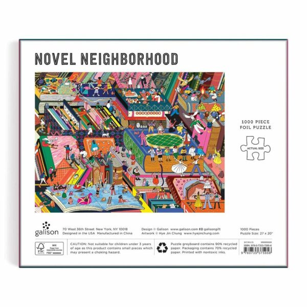 Puzzle Novel Neighborhood - Galison - 1000 pièces
