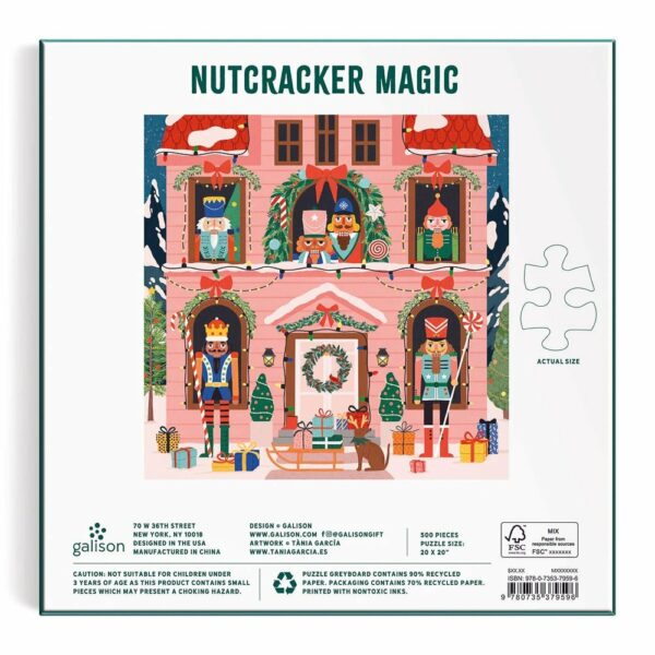 Puzzle Nutcracker Magic - Galison - 500 pièces