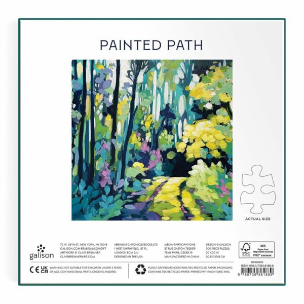 Puzzle Painted Path - Galison - 500 pièces