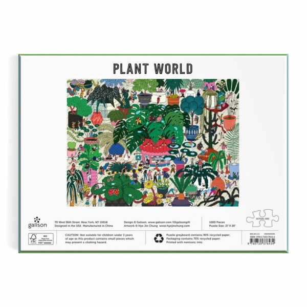 Puzzle Plant World - Galison - 1000 pièces