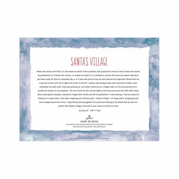 Puzzle Santa's Village - Galison - 1000 pièces