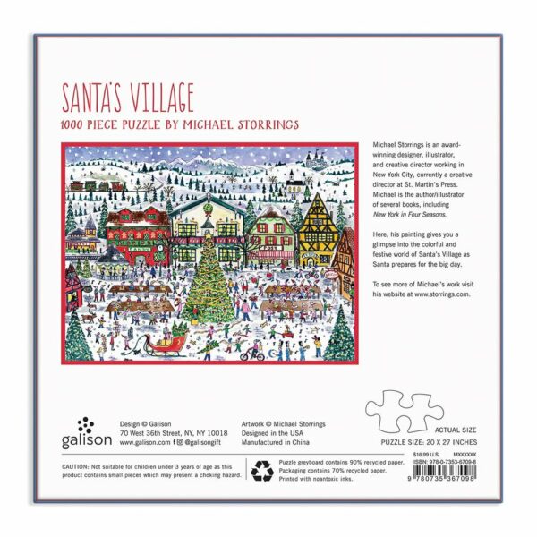 Puzzle Santa's Village - Galison - 1000 pièces
