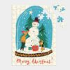 Puzzle Snow Globe - Galison - 130 pièces