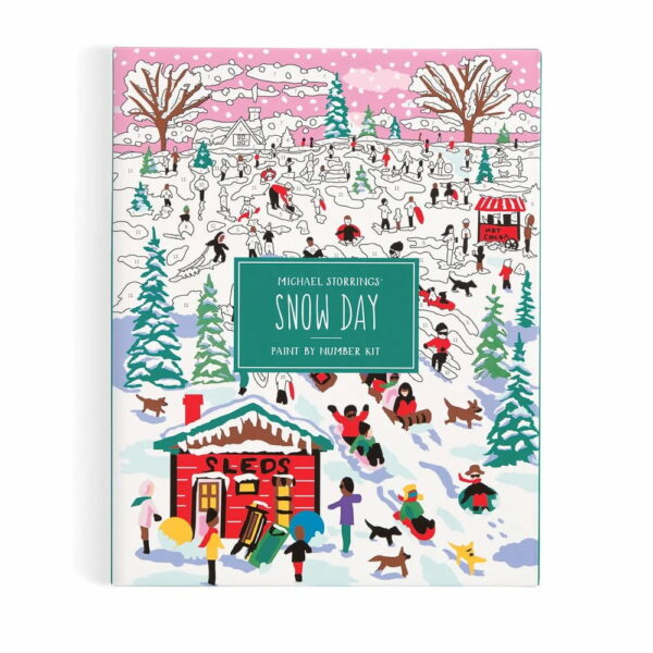 Peinture au numéro Snow Day - Galison