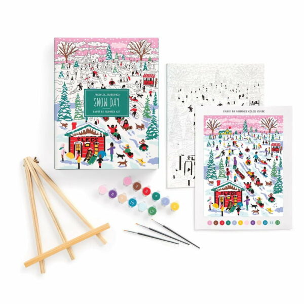 Peinture au numéro Snow Day - Galison