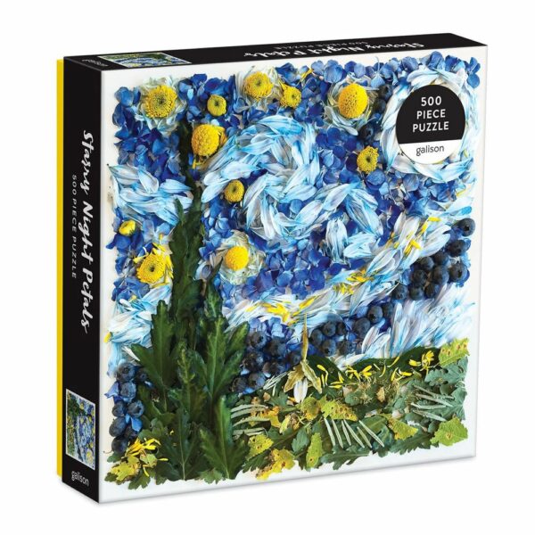 Puzzle Starry Night Petals - Galison - 500 pièces