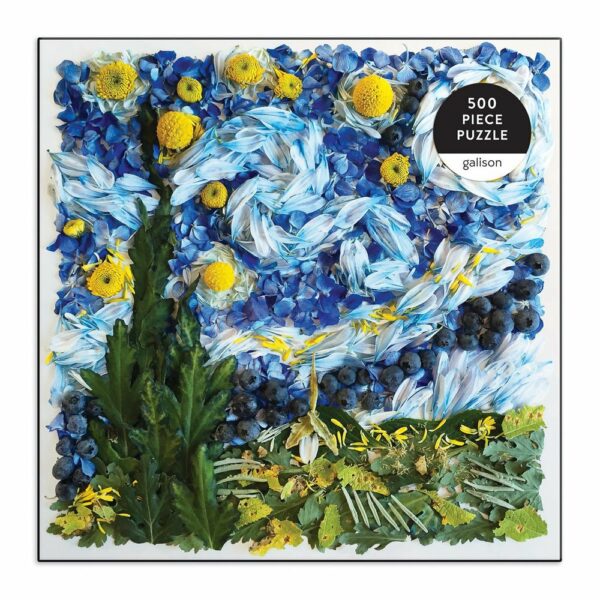 Puzzle Starry Night Petals - Galison - 500 pièces