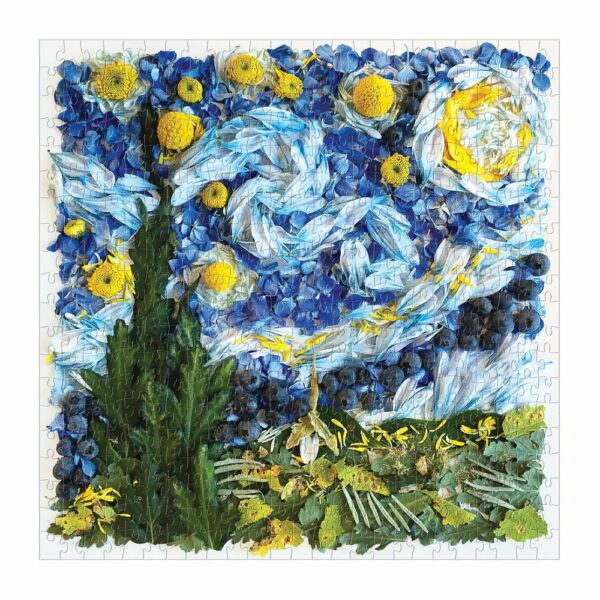 Puzzle Starry Night Petals - Galison - 500 pièces