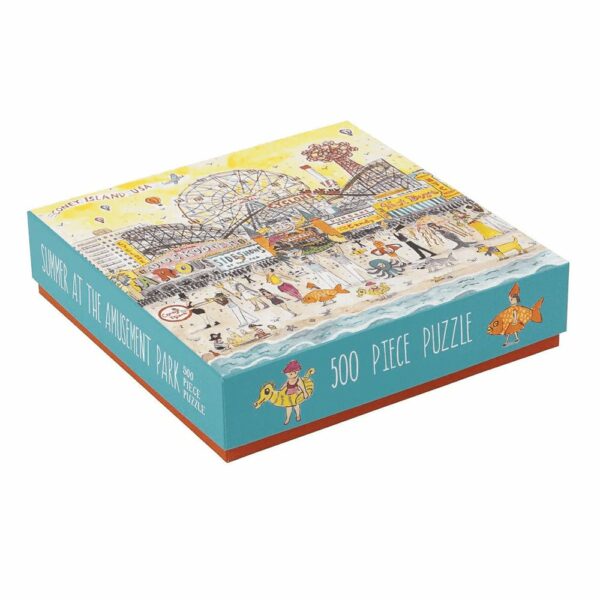 Puzzle Summer at the Amusement Park - Galison - 500 pièces Puzzle Summer at the Amusement Park - Galison - 500 pièces