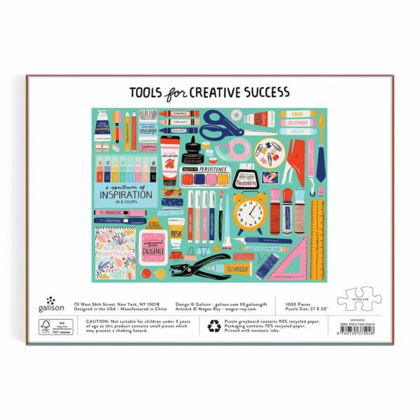 Puzzle Tools for Creative Success - Galison - 1000 pièces