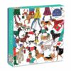 Puzzle Winter Dogs - Galison - 500 pièces Puzzle Winter Dogs - Galison - 500 pièces