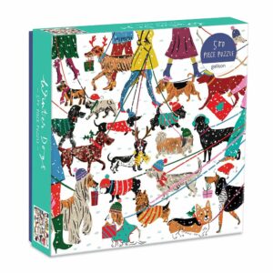 Puzzle Winter Dogs - Galison - 500 pièces