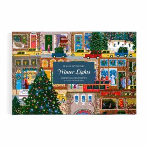 Puzzle Winter Lights 12 Days of Puzzles Holiday Countdown - Galison - 960 pièces