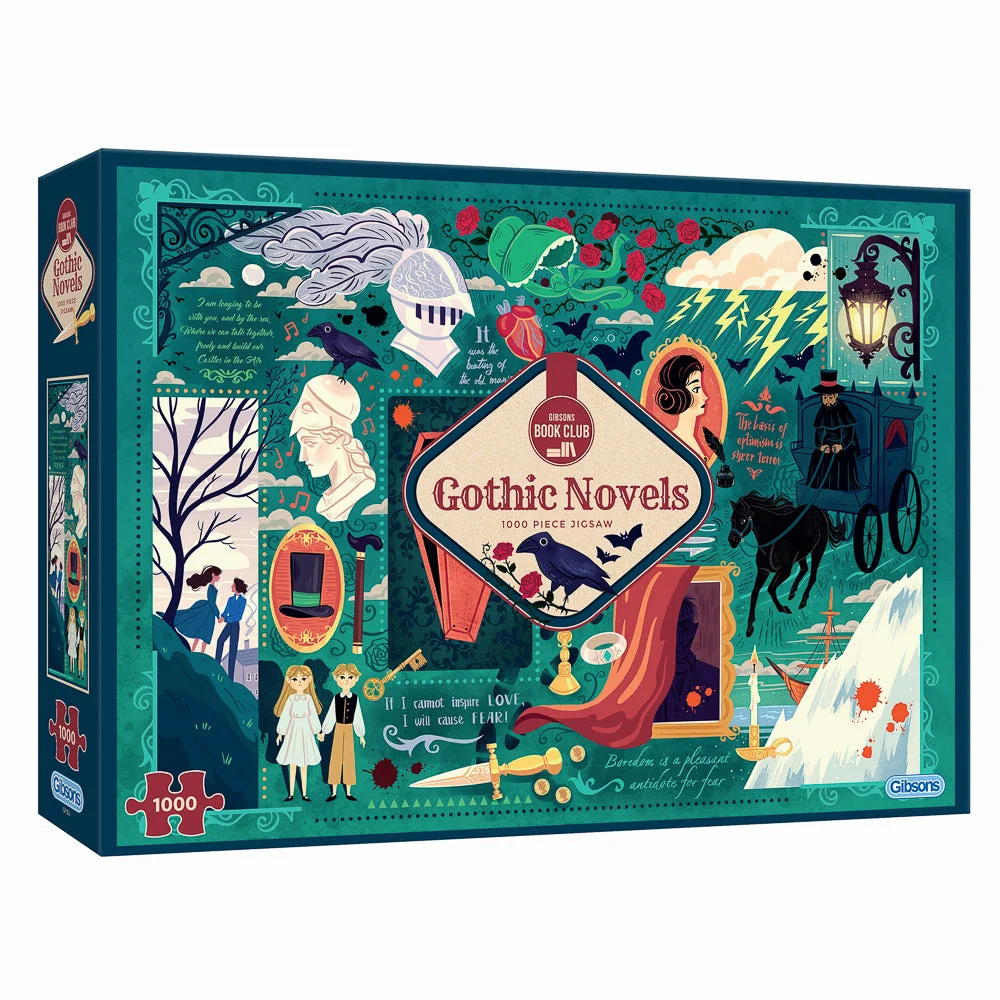 Puzzle Book Club : Gothic Novels - Gibsons - 1000 pièces