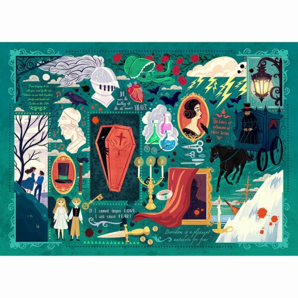Puzzle Book Club : Gothic Novels - Gibsons - 1000 pièces