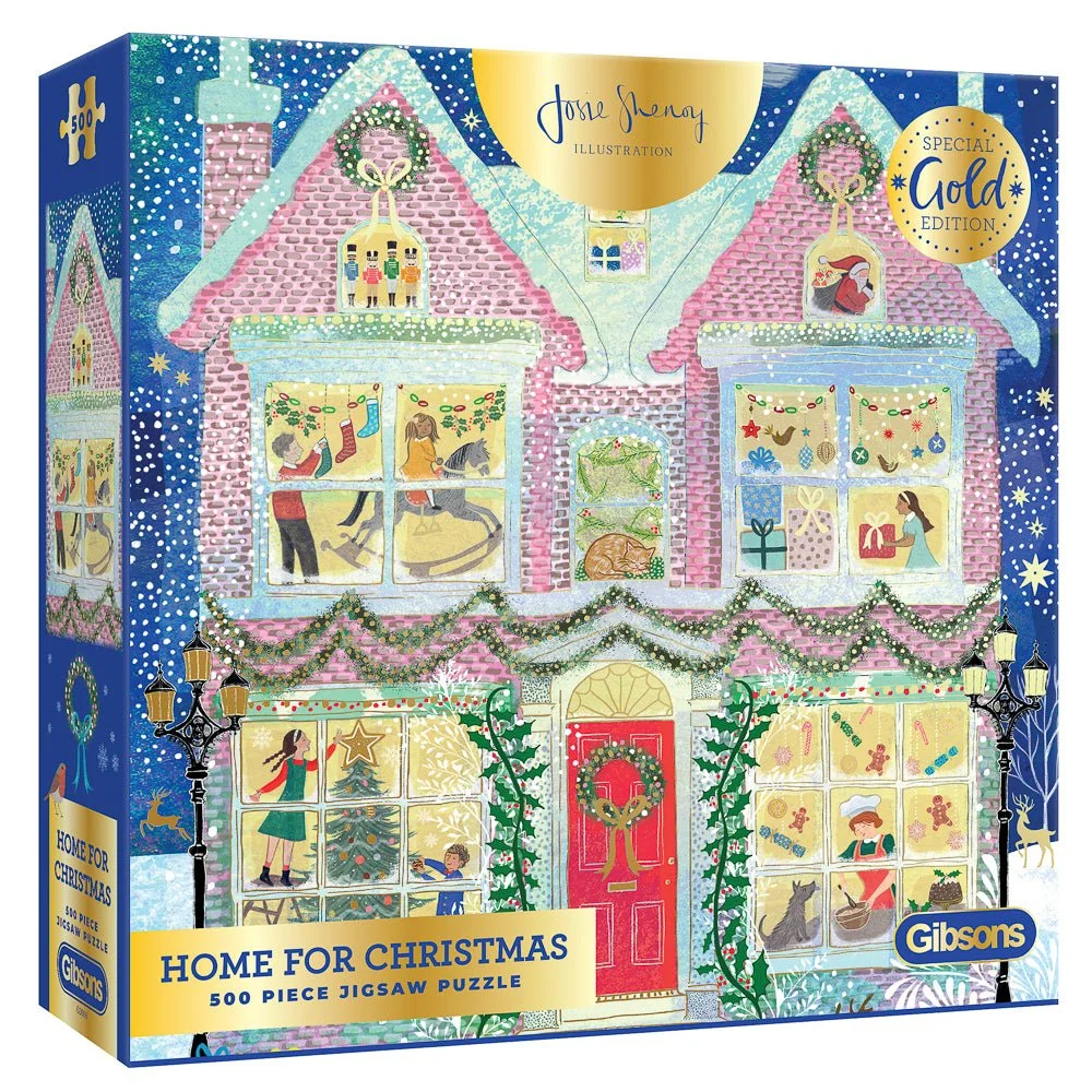 Puzzle Home For Christmas - Gibsons - 500 pièces