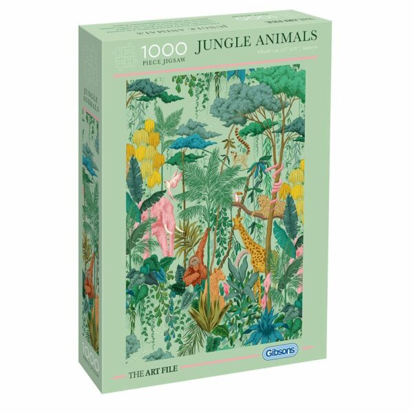 Puzzle Jungle Animals - Gibsons - 1000 pièces