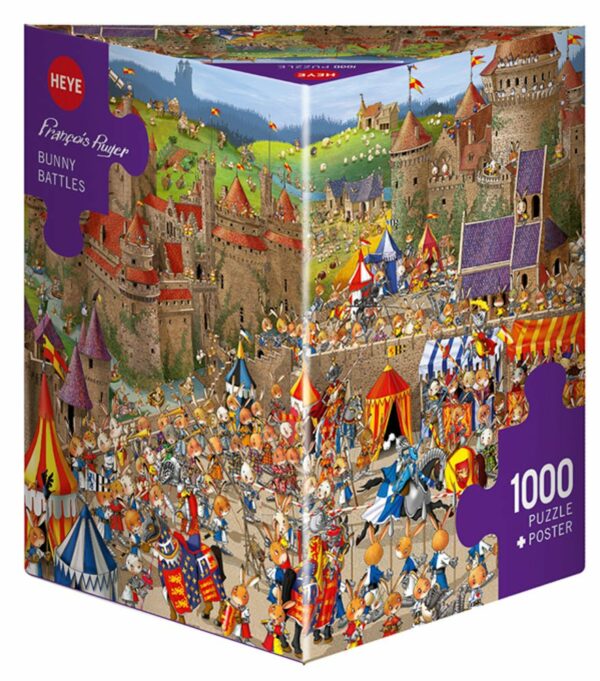 Puzzle Bunny Battles - Heye - 1000 pièces