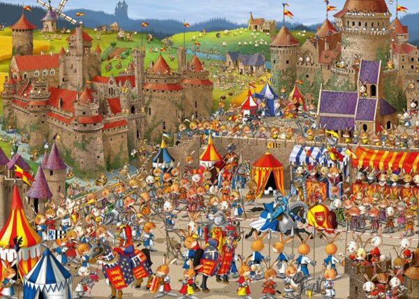 Puzzle Bunny Battles - Heye - 1000 pièces