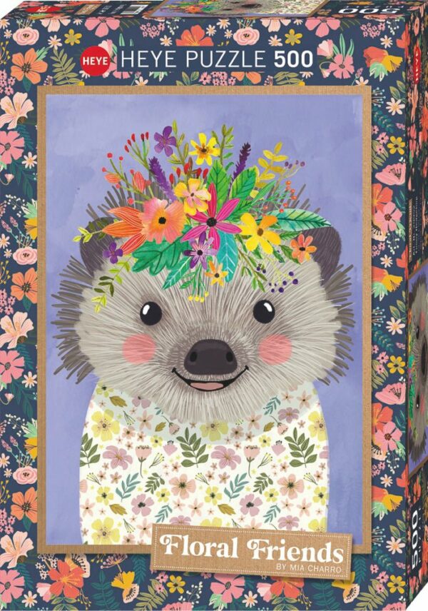 Puzzle Funny Hedgehog - Heye - 500 pièces Puzzle Funny Hedgehog - Heye - 500 pièces