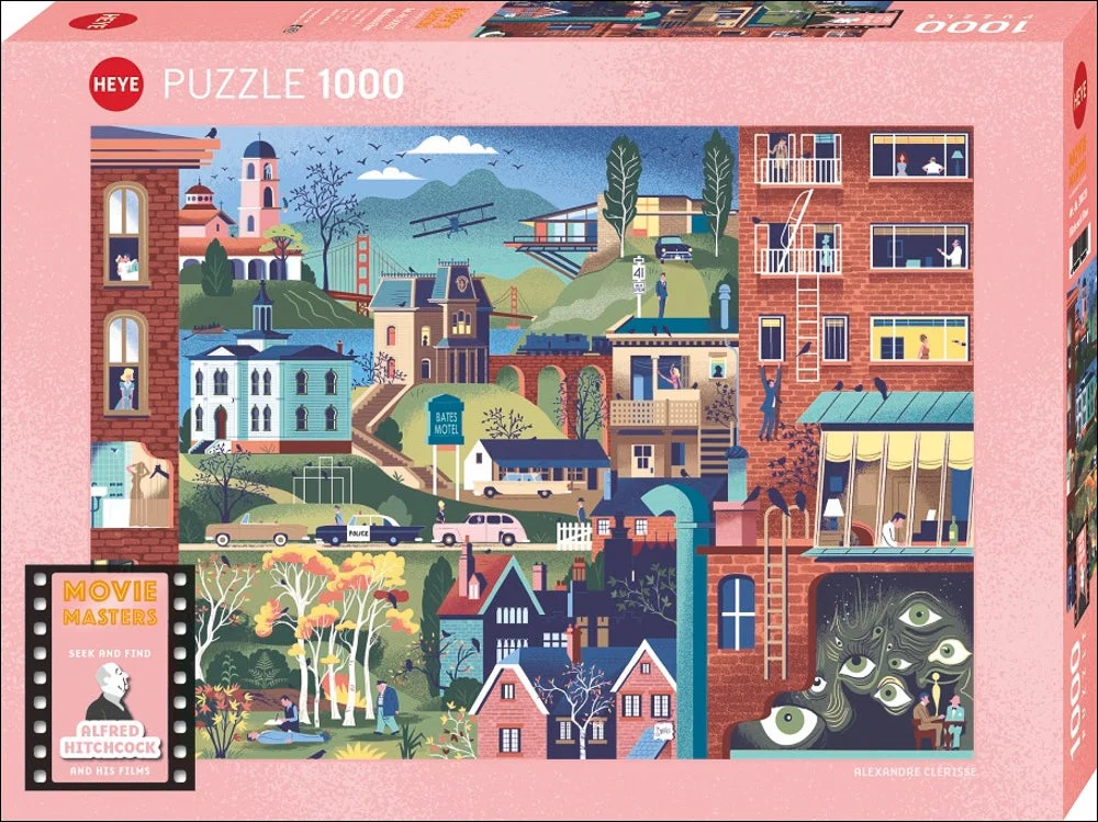 Puzzle Hitchcock Films - Heye - 1000 pièces