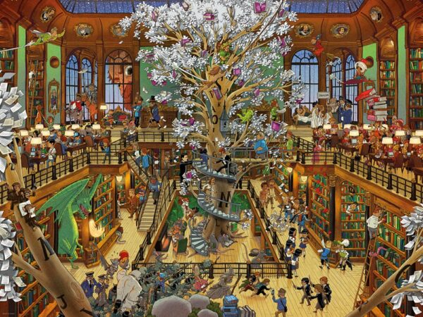 Puzzle Library - Heye - 1500 pièces Puzzle Library - Heye - 1500 pièces