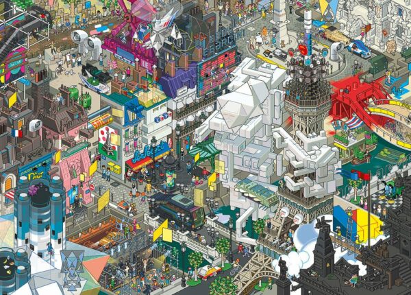 Puzzle Paris Quest - Heye - 1000 pièces