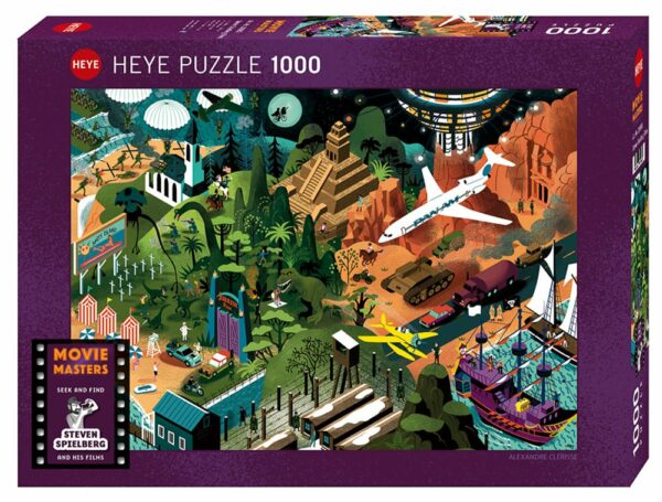 Puzzle Steven Spielberg Films - Heye - 1000 pièces Puzzle Steven Spielberg Films - Heye - 1000 pièces