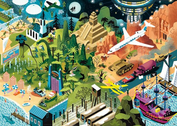 Puzzle Steven Spielberg Films - Heye - 1000 pièces Puzzle Steven Spielberg Films - Heye - 1000 pièces
